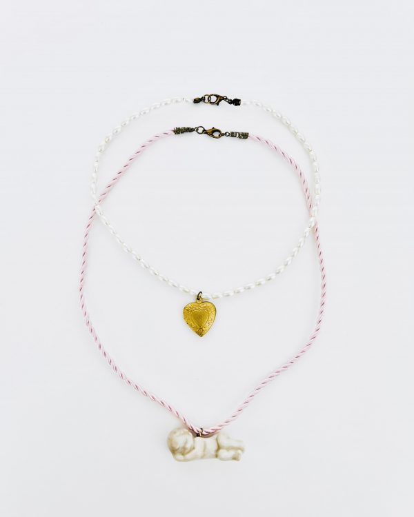 Pearl Heart Photo Pendant Necklace - Image 2