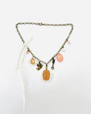 Gold Angels Charm Necklace