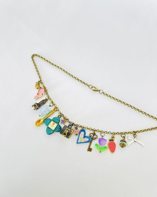 Multicolor Assorted Charm Necklace - Image 2