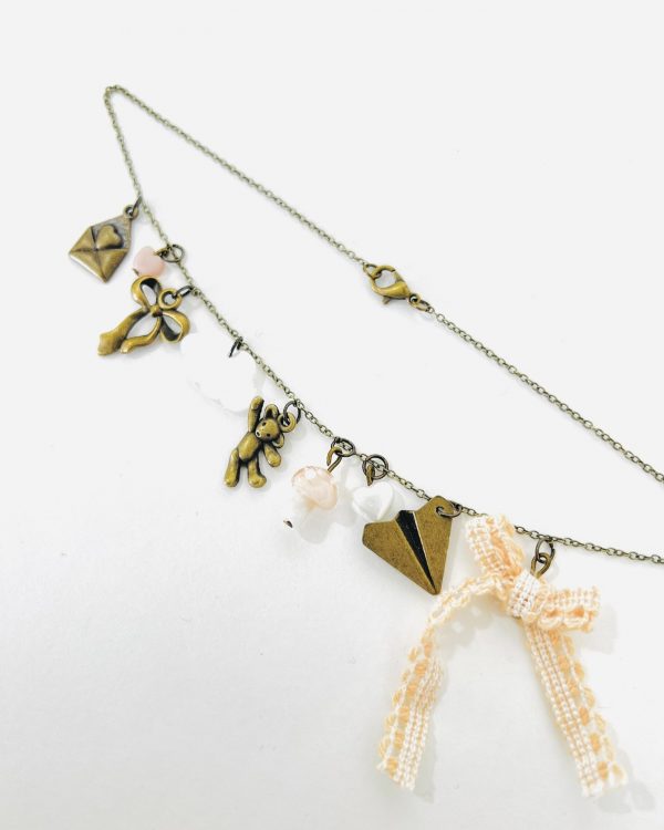Peach Childhood Charm Necklace - Image 2