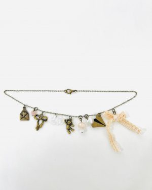 Peach Childhood Charm Necklace