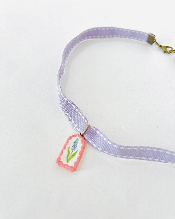 Purple Clay Charm Choker - Image 2
