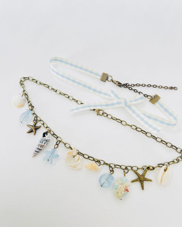 Blue Sea Charm Necklace - Image 2