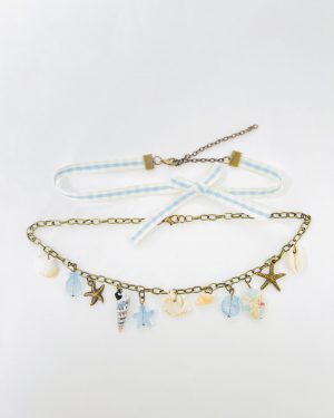 Blue Sea Charm Necklace