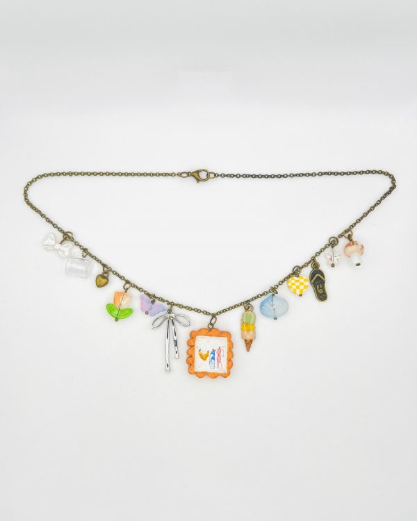 Orange Little Things Charm Necklace