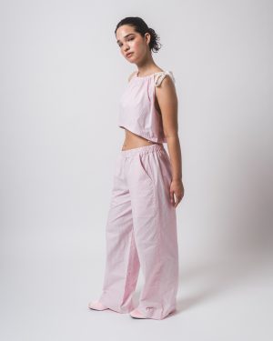 Pink Stripe Top and Pants Co-ords