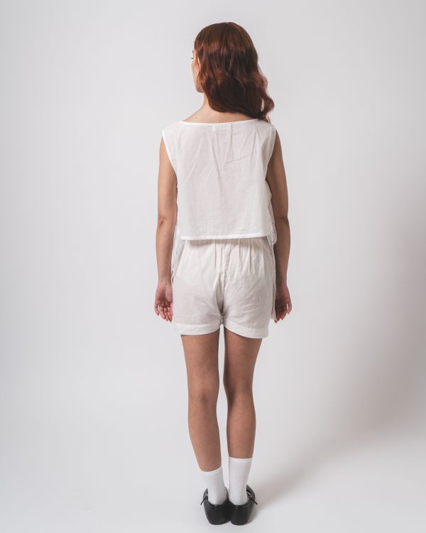 White Vest and Shorts Co-ords - Image 3