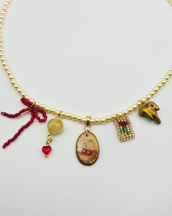 Red Charm Necklace - Image 2