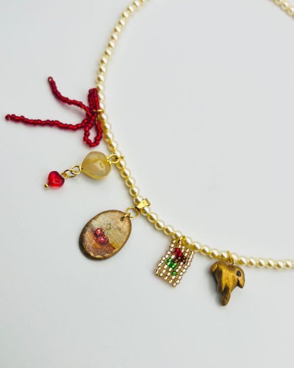 Red Charm Necklace - Image 3
