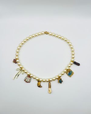 Blue Charm Necklace