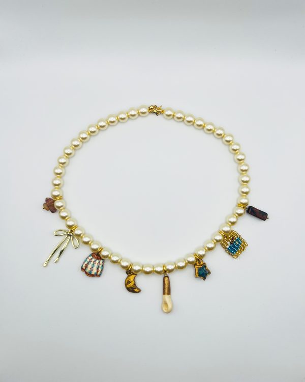 Blue Charm Necklace