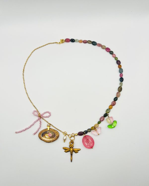 Pink Charm Neckalce