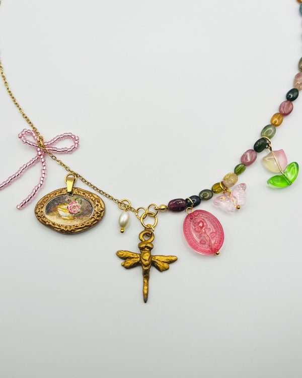 Pink Charm Neckalce - Image 2
