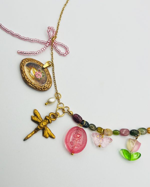 Pink Charm Neckalce - Image 3