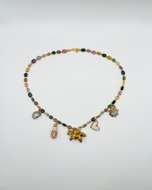 Multicolor Charm Necklace