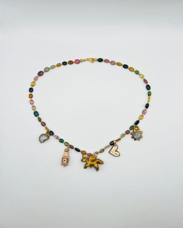 Multicolor Charm Necklace