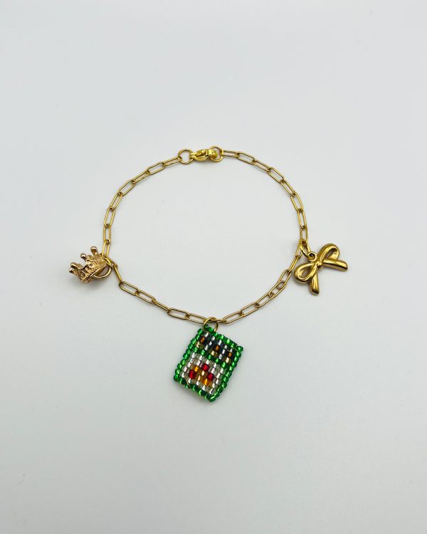 Green Matchbox Charm Bracelet - Image 2