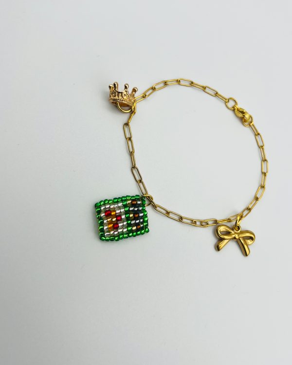 Green Matchbox Charm Bracelet - Image 3