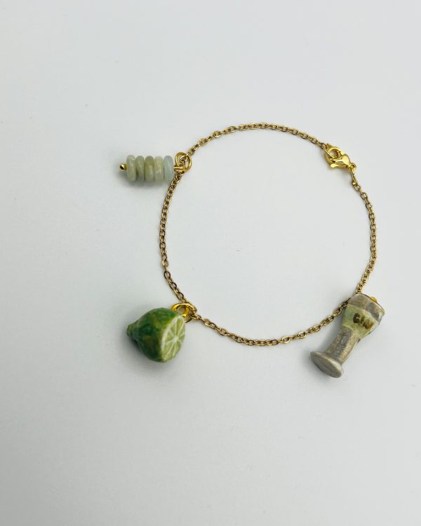 Green Lime Charm Bracelet - Image 3