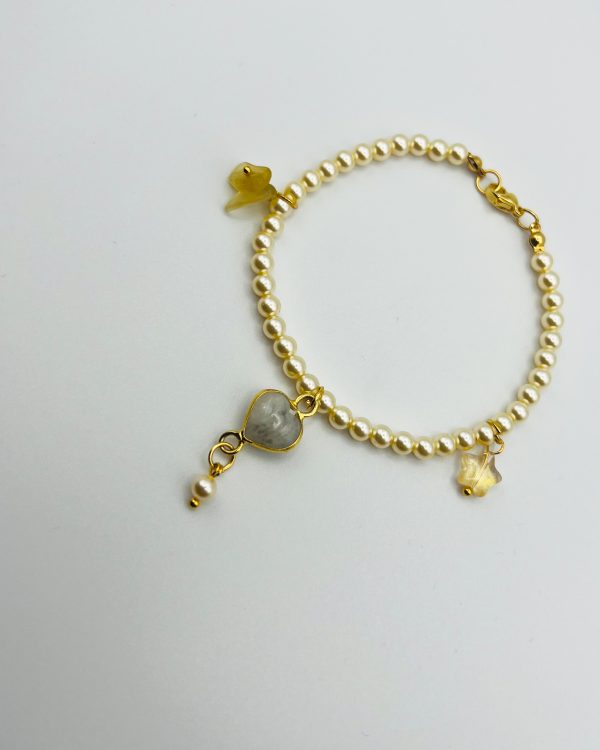 Gray Heart Charm Bracelet - Image 3